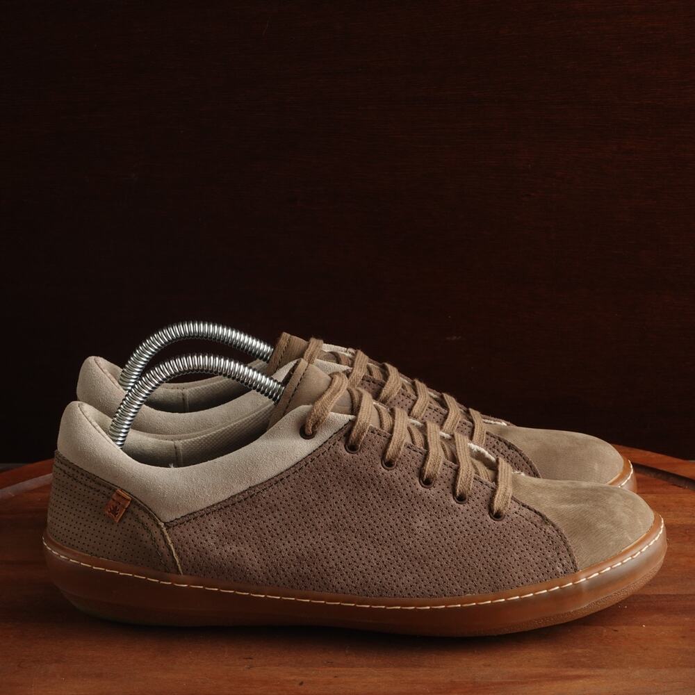 El Naturalista Sneakers Mens SZ EU 41 US 8.5 Brown Meteo Leather Comfort Walking